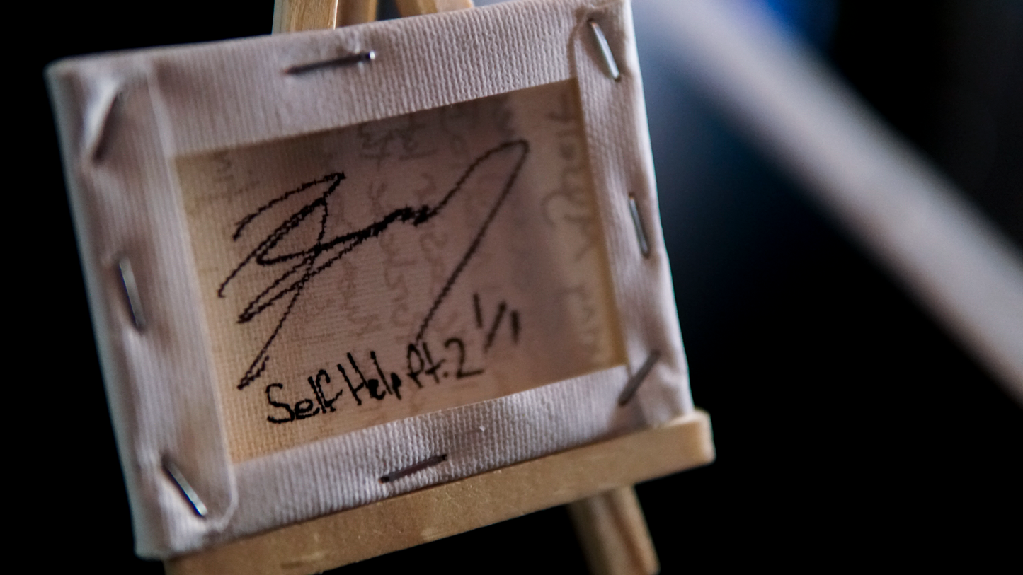 Hand Made Mini Canvas & Easel